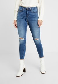 Noisy May Petite Jeans Skinny Fit - blue denim