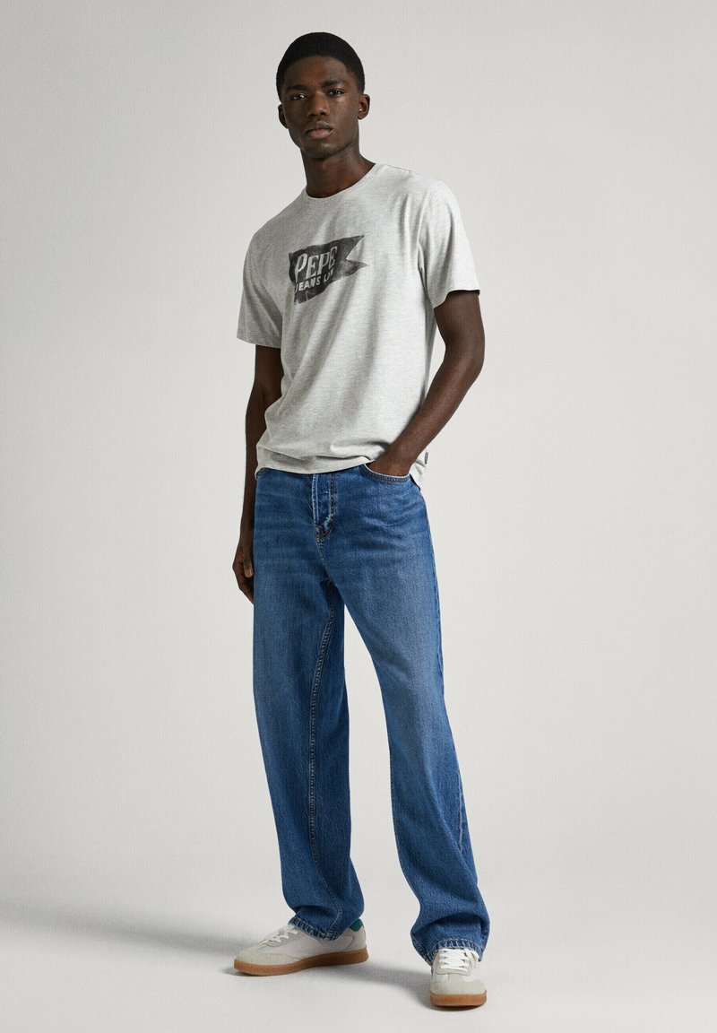 Pepe Jeans T-shirt print lichtgrijs