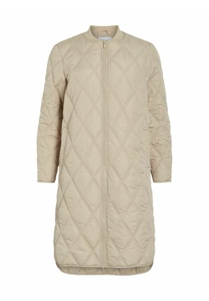 VILA GESTEPPTER REISSVERSCHLUSS - Zimný kabát - feather gray