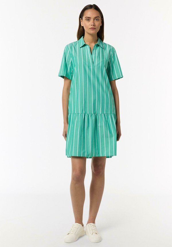 MIT -AUSSCHNITT - Freizeitkleid - grün