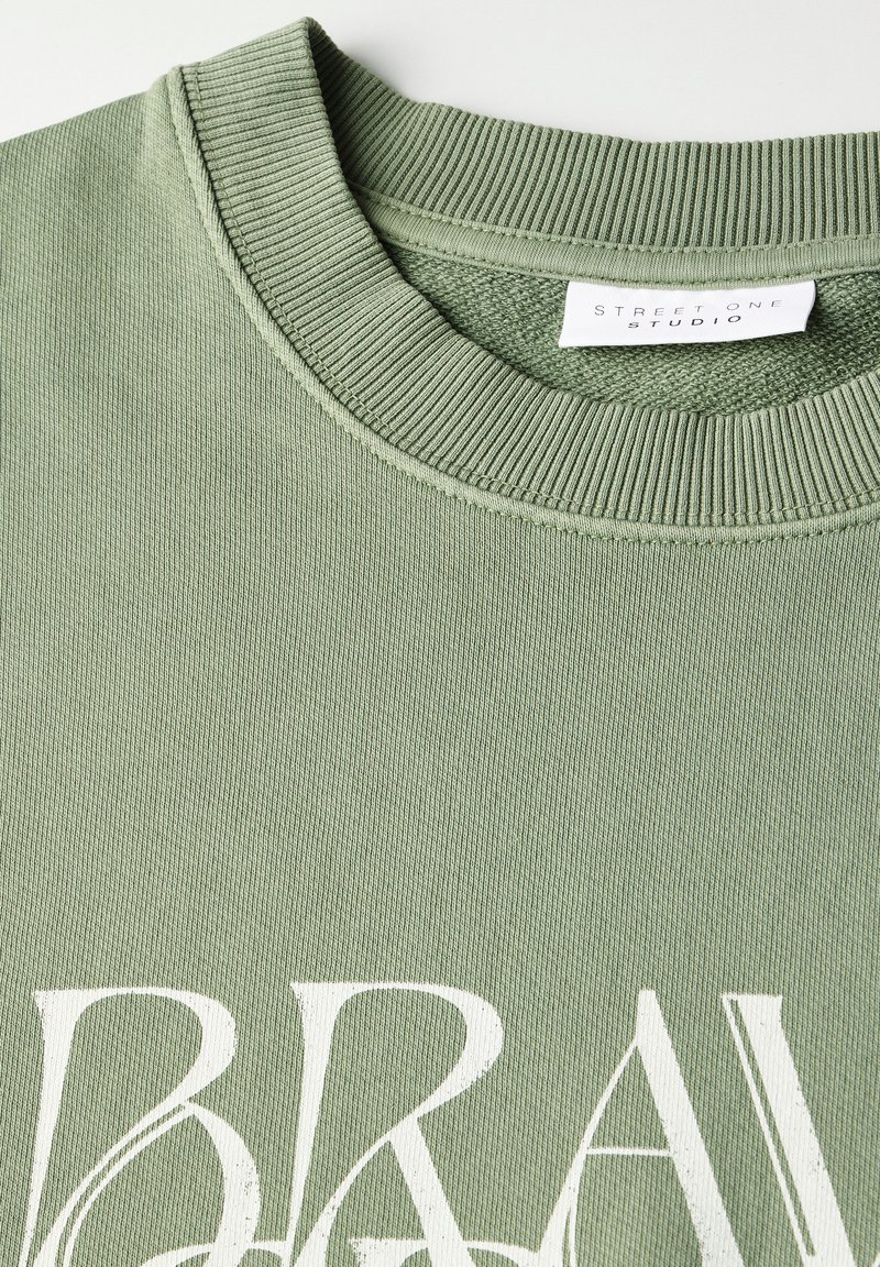 Street One Studio LOOSE FIT Sweatshirt grün/dunkelgrün Zalando