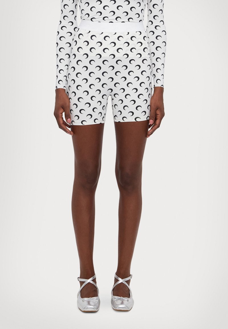 MARINE SERRE MOON MINI - Shorts - optical white