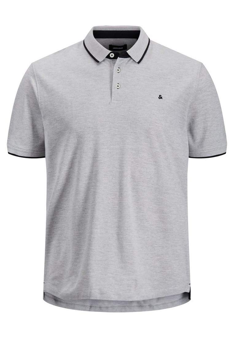 Jack & Jones JJEPAULOS SS NOOS PLS - Poloshirts - light grey melange