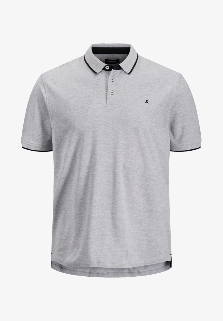 Jack & Jones JJEPAULOS SS NOOS PLS - Poloshirts - light grey melange