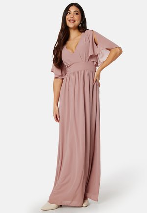 SLEEVE CHIFFON GOWN - Robe de cocktail - salmon