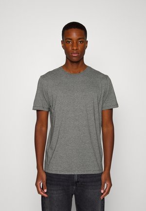 SLHASPEN - T-shirt basic - black/light grey