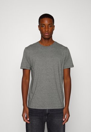 SLHASPEN O-NECK TEE NOOS - Základné tričko - black/light grey