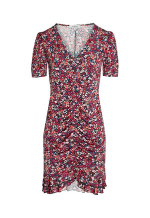 Morgan, MORGAN MORGAN SHORT DRESS WITH PUFF SLEEVES - Jersey dress - multicolore