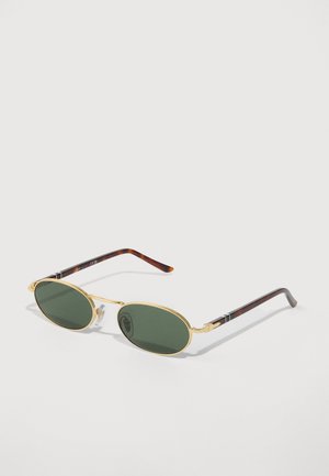 UNISEX - Saulesbrilles - gold-coloured/green