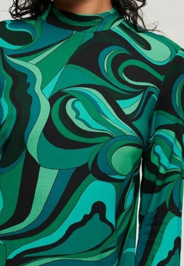 superdry green dress & Co Day - Wrap dress