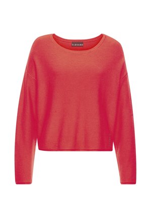 Elbsand, ELBSAND SWEATER - Strickpullover - rot