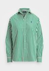 RELAXED FIT STRIPED COTTON SHIRT - Blusa - green grass/white