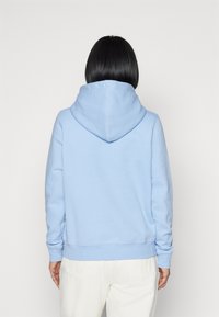 Tommy Jeans LINEAR HOODIE - Felpa - moderate blue