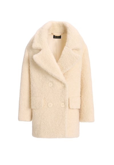 Luisa Spagnoli SOCIALE - Short coat - panna