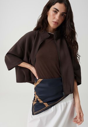 OPUS, FLOWING GRAPHIC STYLE - Foulard - coal blue
