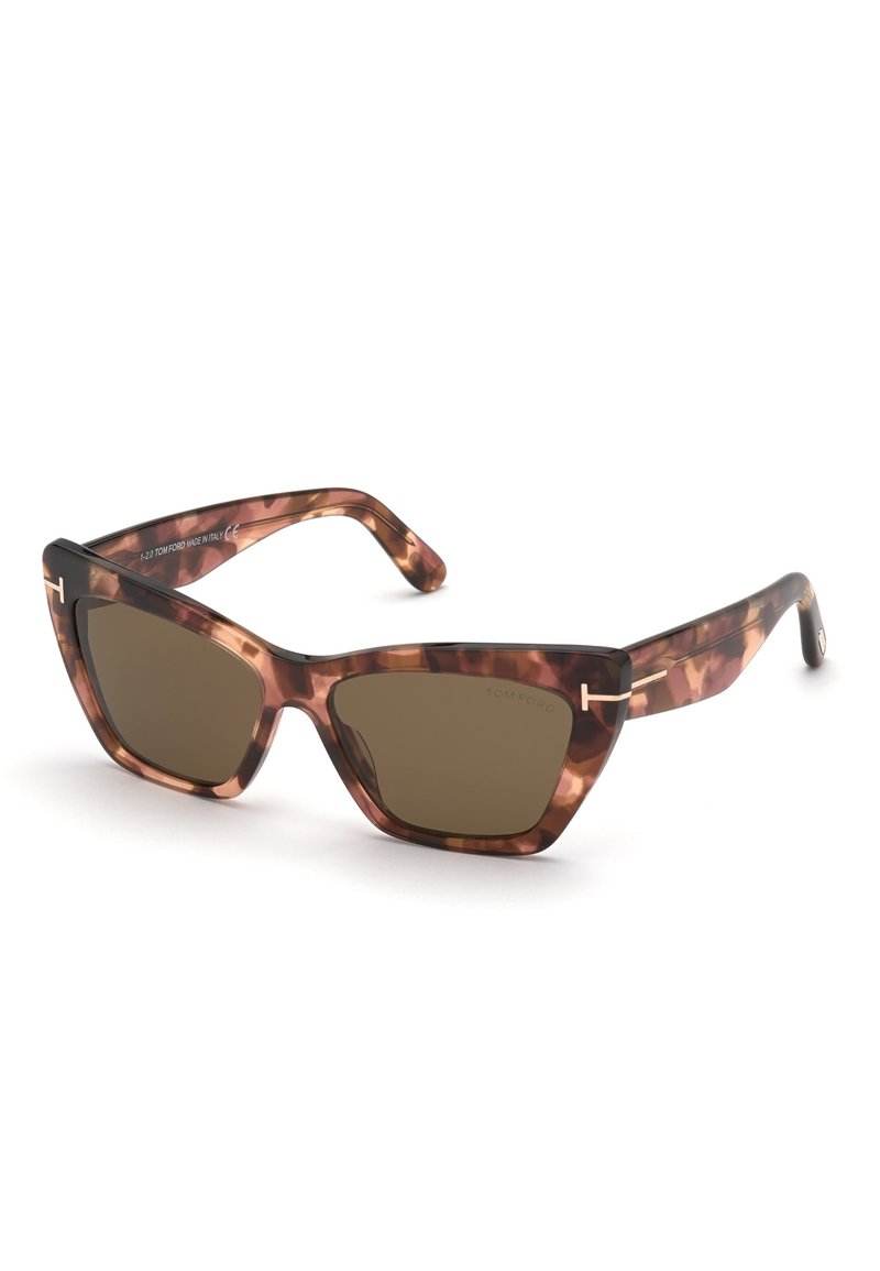 Tom Ford FT0871 KATZENFORM - Zonnebril - havanna farbenfroh