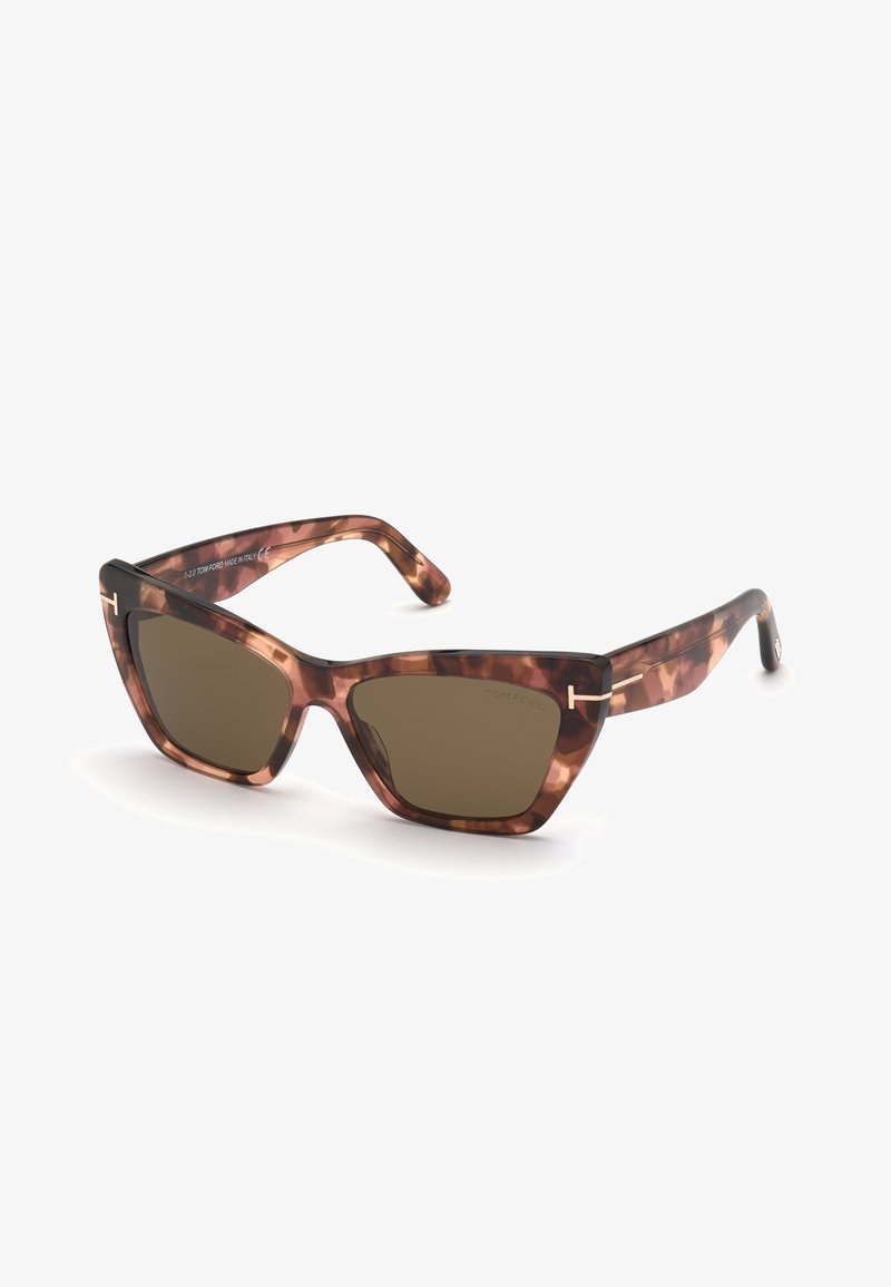 Tom Ford FT0871 KATZENFORM - Occhiali da sole - havanna farbenfroh