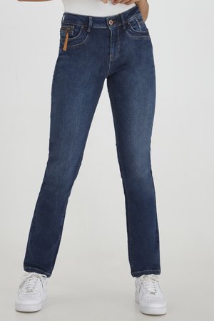 PULZ - Jeans Straight Leg - medium blue