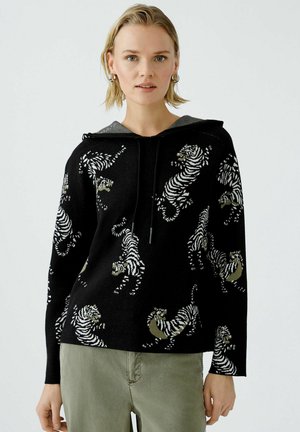 Oui Hoodie - black offwhite