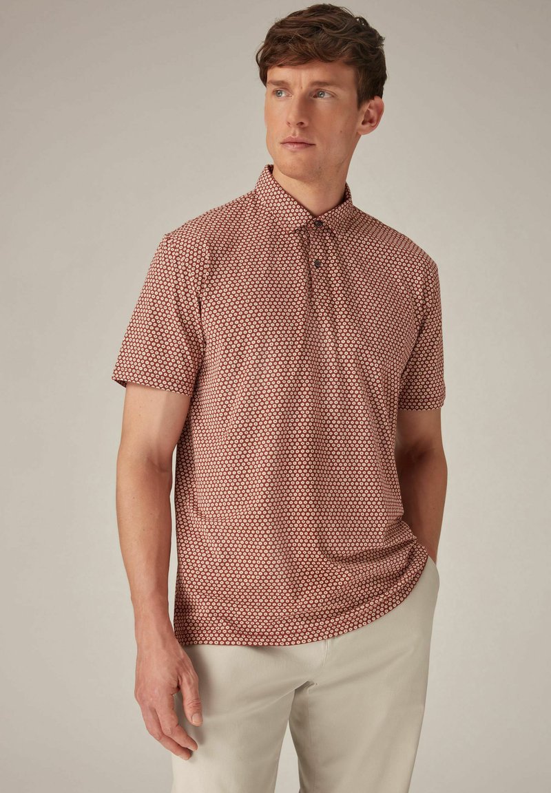 Next - PRINT - REGULAR FIT - Poloshirt - orange, Vergroten