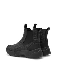 Woden Botines con plataforma - black
