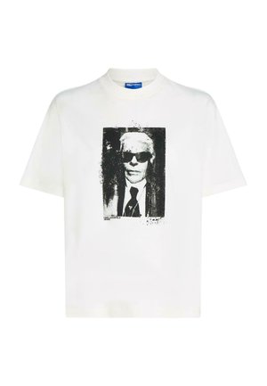 Karl Lagerfeld Jeans, PORTRAIT - T-shirt imprimé - egret