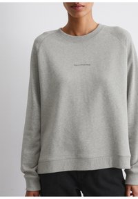 Marc O'Polo DENIM CREW NECK  - Sweatshirt - stone melange