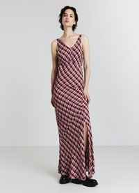 Calliope SCIALLATO FANTASIA - Freizeitkleid - var rosso scuro