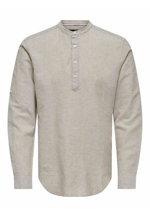 Only & Sons ONSCAIDEN HALF PLACKET - Polo - chinchilla