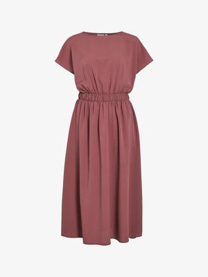 VILA, Midi Short sleeved - Robe de jour - rose brown