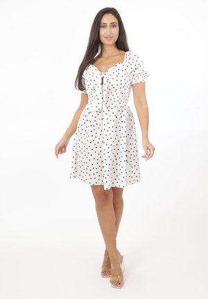 MIDI - Freizeitkleid - weiß