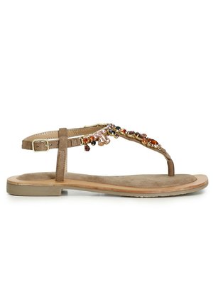 CAFèNOIR Sandaler m/ tåsplit - taupe