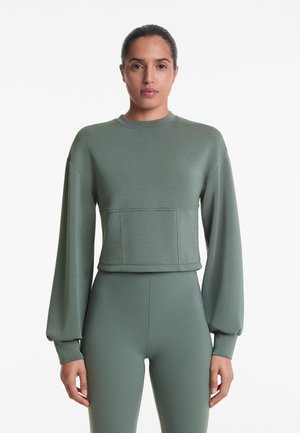 SOFT-TOUCH MODAL - Sweatshirt - green
