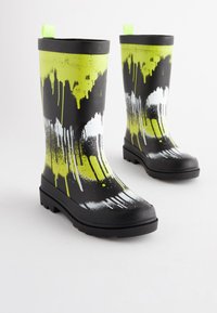 Next Botas de agua - black fluro splat