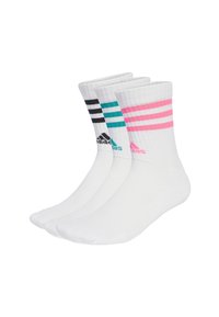 UNISEX 3 PACK - Sportssokker - white pure teal lucid pink/black