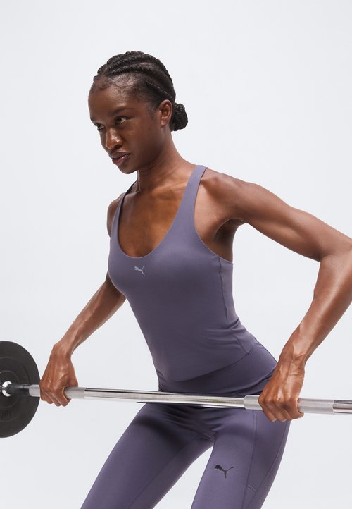 PUMA SHAPELUXE RACERBACK TANK - Top - inky depths — photo 4