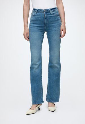 ONLY ONLWAUW FLARED  - Jean flare - dark medium blue