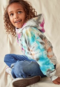 Next CROPPED - Kapuutsiga pusa - multi tie dye