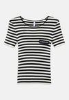 TALULAH TEE - Βασικό μπλουζάκι - cream/black