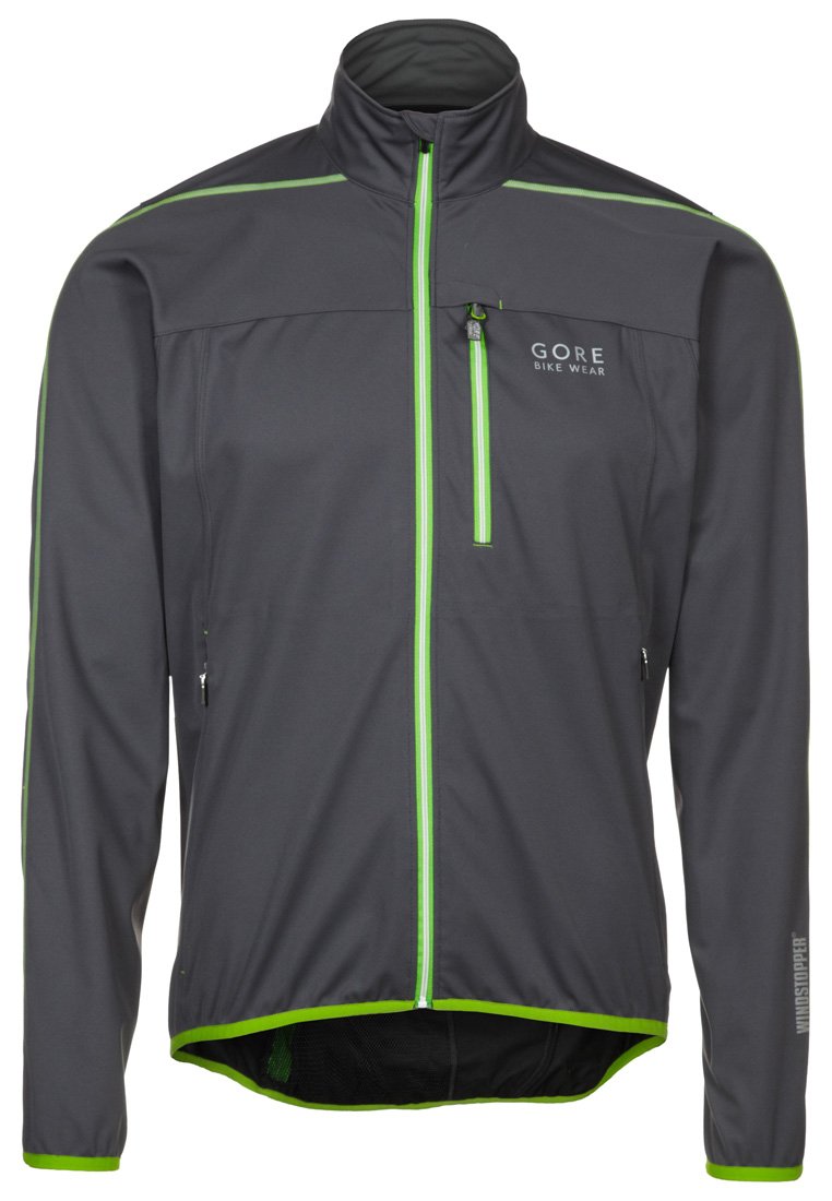 Gore Countdown Jacket Gore Wear COUNTDOWN SO LIGHT - Softshelljacke - graphite/kiwi/anthrazit ...