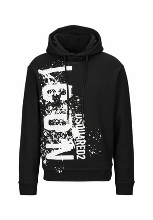 Felpa con cappuccio - black