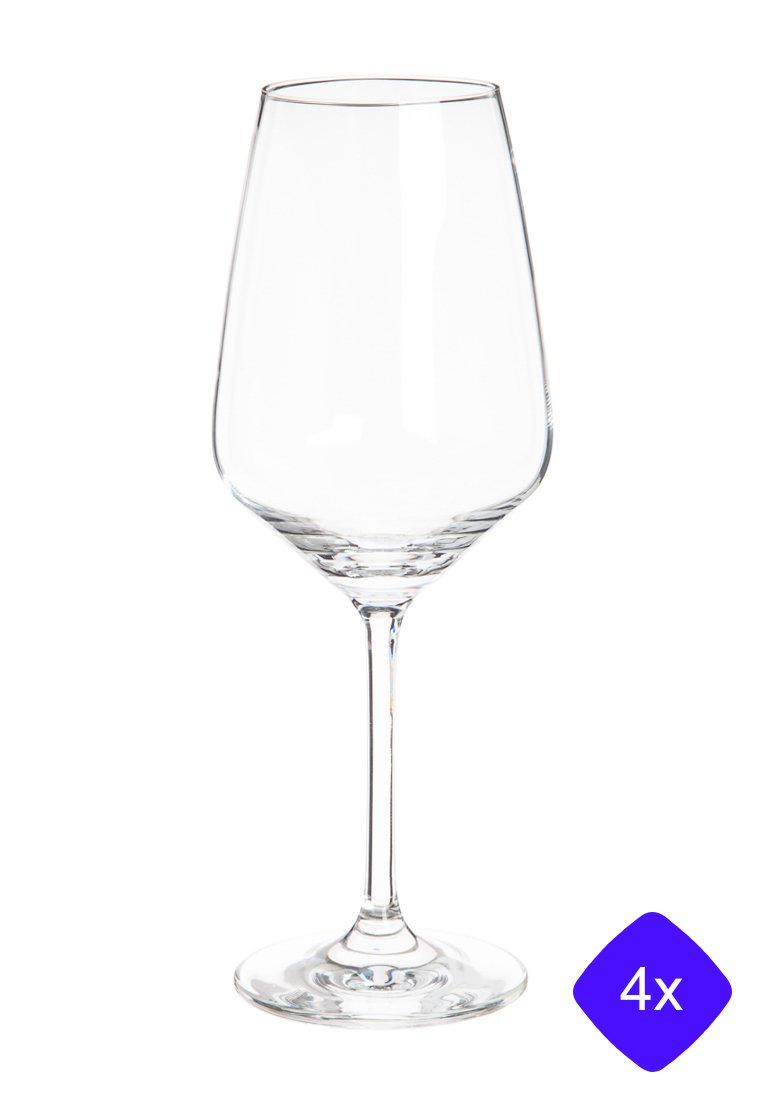 vivo Wijnglas Wittewijnglas - set van 4 - 356 ml - transparant