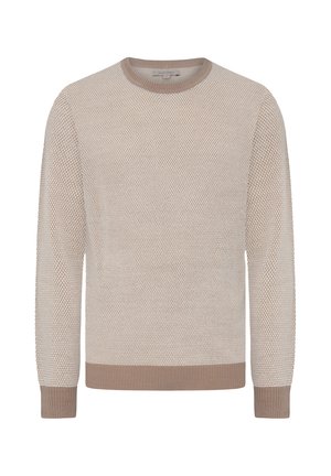 Striktrøje - beige