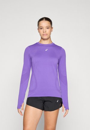 ROAD SEAMLESS TOP - Topper langermet - edo purple