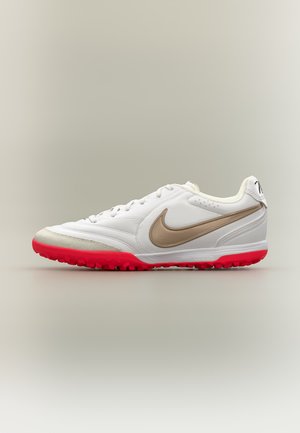 Nike Performance, TIEMPO LIGERA PRO TF UNISEX - Футболни обувки за изкуствена трева - white/blur/bright crimson