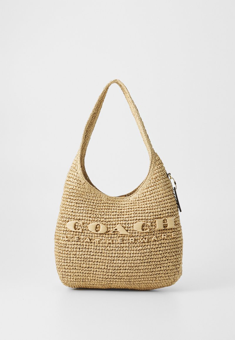 COACH BROOKLYN SHOULDER BAG - Axelremsväska - beige