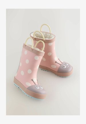 Next HANDLE REGULAR FIT - Dežni škornji - pink ladybird