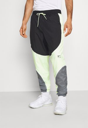 FLY PANT - Tracksuit bottoms - smoke grey/black/barely volt