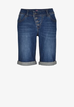 Denim shorts - middle blue