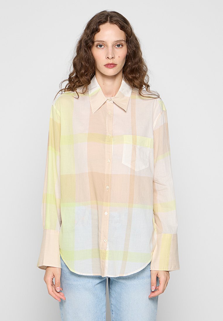 Gant Overhemdblouse zandkleur